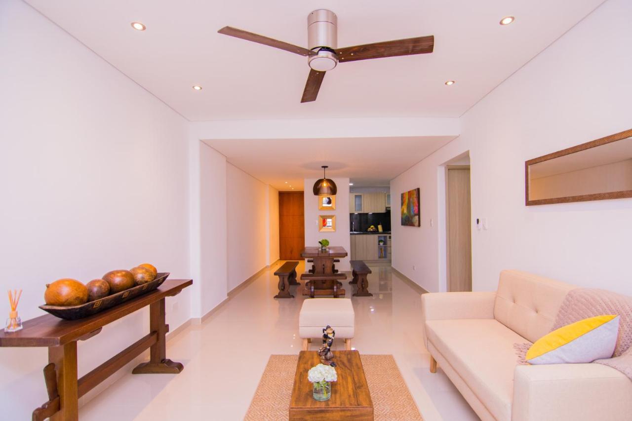 Apto Exclusivo En Bocagrande Frente Al Mar Cartagena (Kolumbien) Exterior foto
