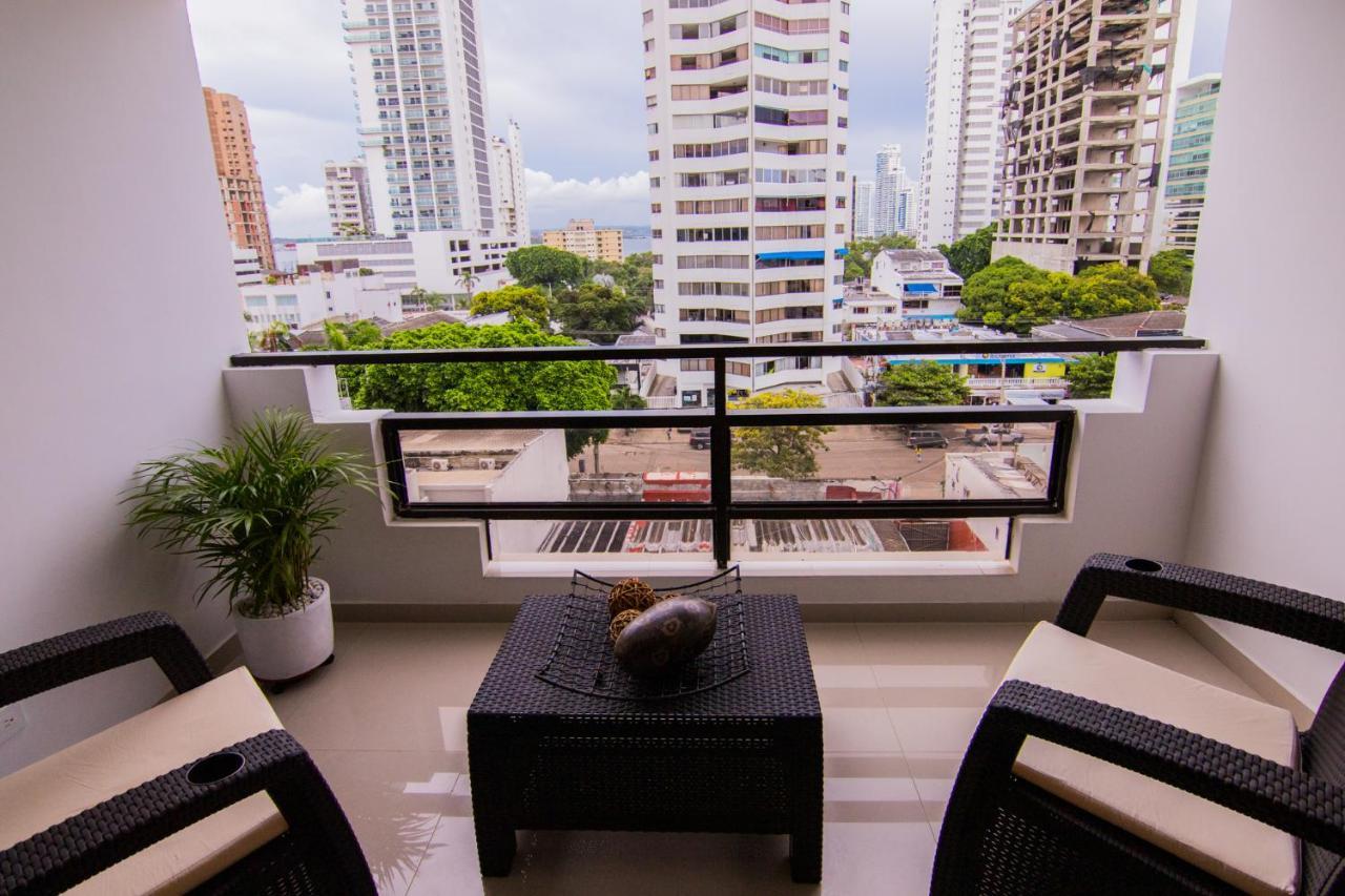 Apto Exclusivo En Bocagrande Frente Al Mar Cartagena (Kolumbien) Exterior foto